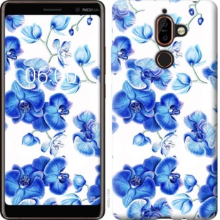 

Чехол Голубые орхидеи для Nokia 7 Plus 725366