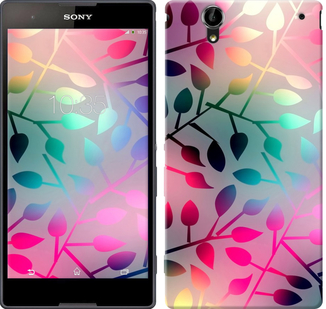 

Чехол Листья для Sony Xperia T2 Ultra Dual D5322 626309