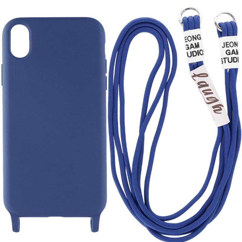 

Чохол Cord case з довгим кольоровим ремінцем на Apple iPhone XR (6.1") (Темно-синій / Midnight blue) 1421582