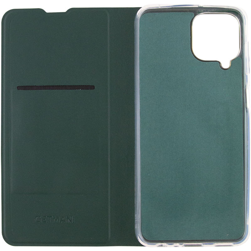 Шкіряний чохол-книжка GETMAN Elegant (PU) на Samsung Galaxy M33 5G (Зелений) в магазині vchehle.ua