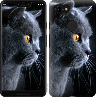 Чехол Красивый кот для Google Pixel 3a XL