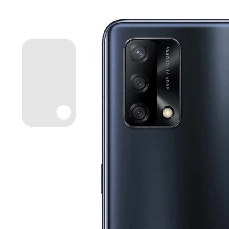 Гибкое защитное стекло 0.18mm на камеру (тех.пак) для Oppo A74 4G