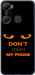 Чохол Don't touch the phone на Infinix Hot 12 Pro