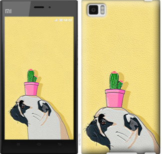 

Чохол Мопс з кактусом на Xiaomi Mi3 795728