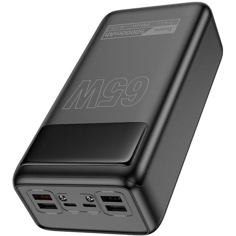 Фото Портативний ЗП Power Bank Hoco DB81A Apollo PD65W 50000 mAh (Black) в маназині vchehle.ua