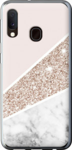 Чехол Пастельный мрамор для Samsung Galaxy A20e A202F