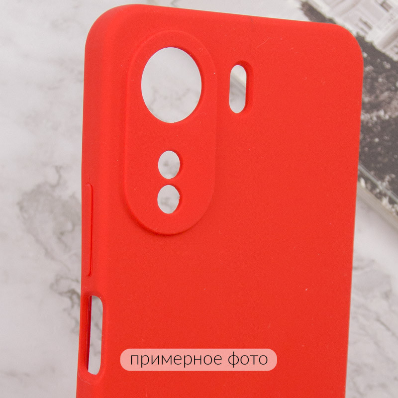 Купити Чохол Silicone Cover Lakshmi Full Camera (AAA) на Xiaomi Redmi 13C / Poco C65 (Червоний / Red) на vchehle.ua