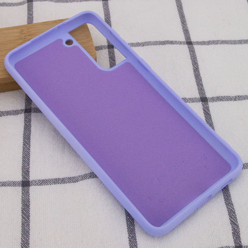 Фото Чехол Silicone Cover Full without Logo (A) для Samsung Galaxy S21 (Сиреневый / Dasheen) в магазине vchehle.ua