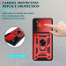 Ударостійкий чохол Camshield Serge Ring на Samsung Galaxy A53 5G (Червоний) в магазині vchehle.ua
