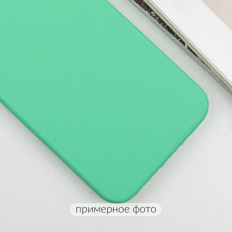 Фото Чохол Silicone Cover Lakshmi Full Camera (AA) на Xiaomi Redmi A5 / Poco C71 (Ментоловий / Mint) на vchehle.ua