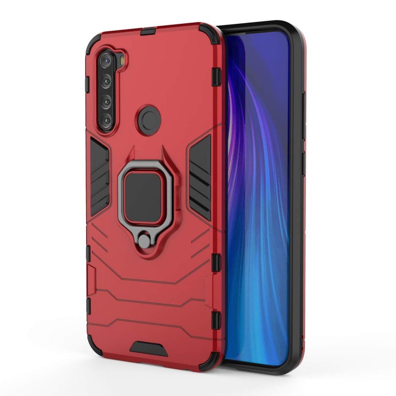 Фото Ударостійкий чохол Transformer Ring for Magnet на Xiaomi Redmi Note 8T (Червоний / Dante Red) в маназині vchehle.ua