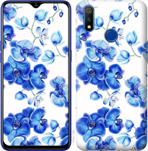 

Чехол Голубые орхидеи для Realme 3 Pro 920709