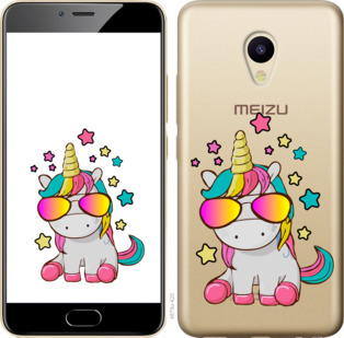 

Чохол Єдиноріг в окулярах на Meizu M5 911765