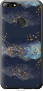 

Чехол Ночь золотые звезды для Huawei Y7 Prime (2018) 1406358