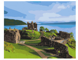 Картина за номерами "Замок Аркарт. Шотландія" Art Craft 11237-AC 40*50 см (Різні кольори)
