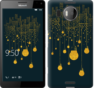 

Чехол Иллюстрация ночного города для Microsoft Lumia 950 XL Dual Sim 592536