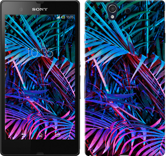 

Чехол Папоротник под ультрафиолетом для Sony Xperia Z C6602 609919