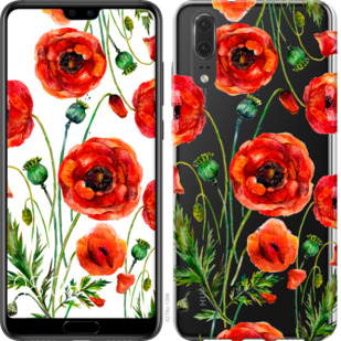 

Чохол на Vivo V17 Neo Намальовані маки 783290