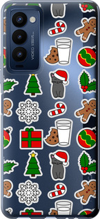 

Чехол Новогодний 16 для TECNO Camon 18 1660395