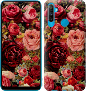 Чехол Цветущие розы для Realme C3