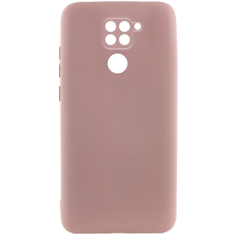 Чохол Silicone Cover Lakshmi Full Camera (A) на Xiaomi Redmi Note 9 / Redmi 10X (Рожевий / Pink Sand)