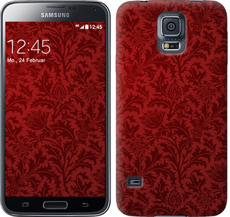 

Чохол Чохол цвета бордо для Samsung Galaxy S5 Duos SM G900FD 649769