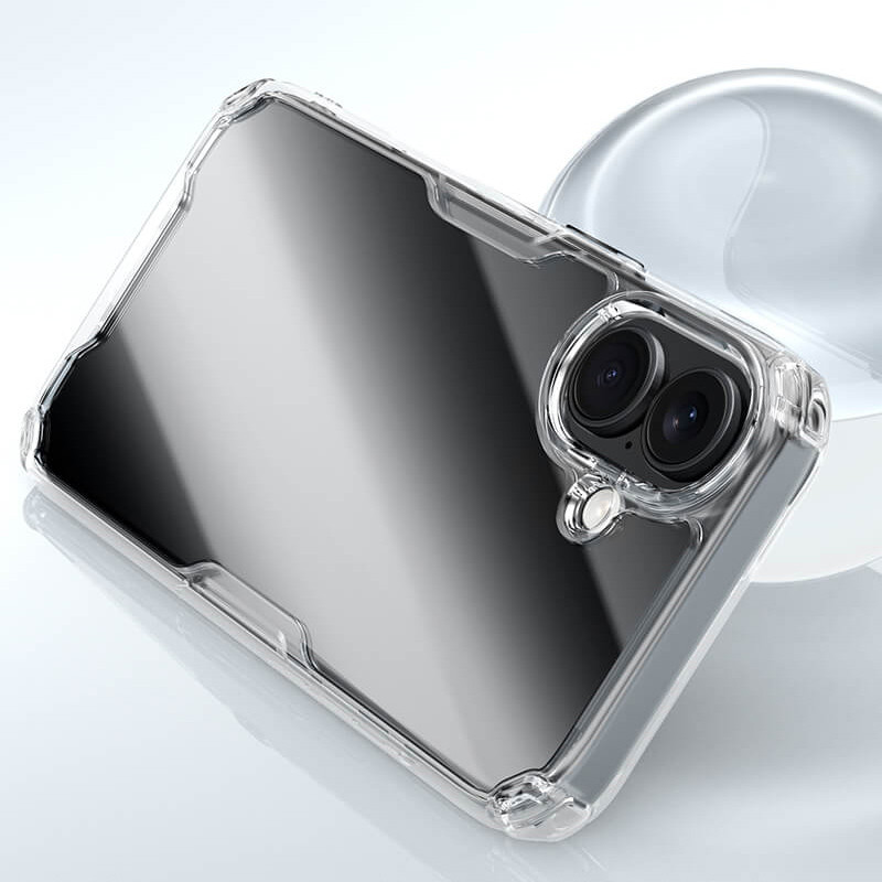 Замовити TPU чохол Nillkin Nature Pro Series на Apple iPhone 16 (6.1") (Безбарвний (прозорий)) на vchehle.ua