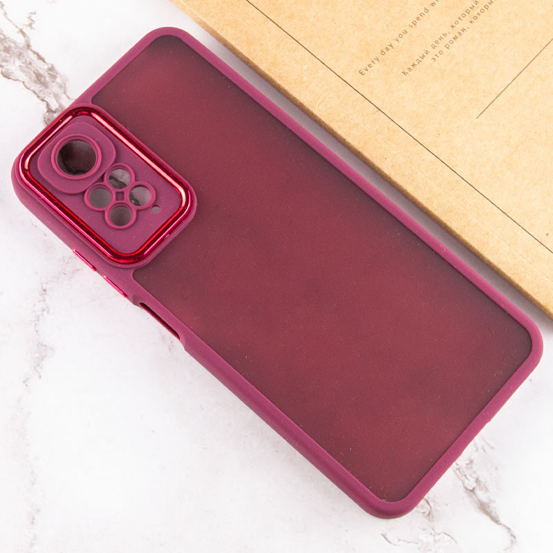 TPU+PC чехол Accent для Xiaomi Redmi Note 11 Pro 4G/5G / 12 Pro 4G (Magenta) в магазине vchehle.ua