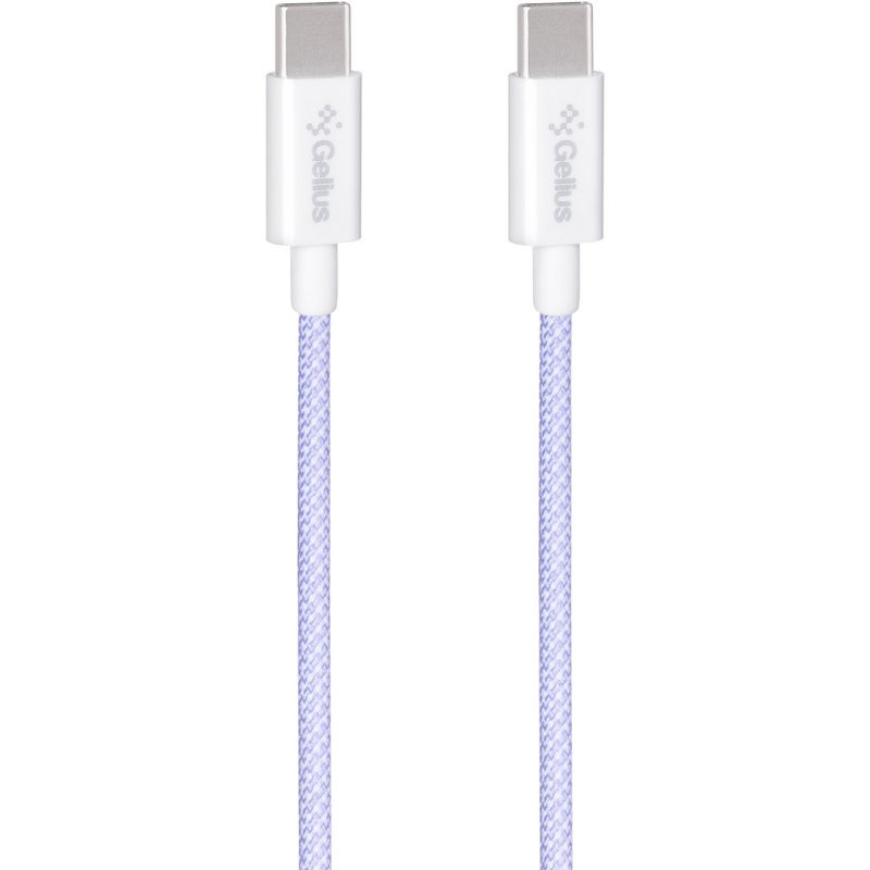 Дата кабель Gelius iCable GP-UCN010 Type-C to Type-C 60W (1.2m) (Violet)