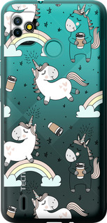 

Чохол Єдиноріг і кава на Tecno Pop 5 BD2p 1607322