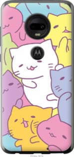 Чехол Котики для Motorola Moto G7