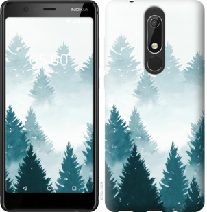 

Чохол Акварельні Ялинки на Nokia 5.1 862932