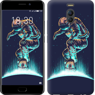 

Чехол Космонавт на скейтборде для Meizu M6 Note 591430