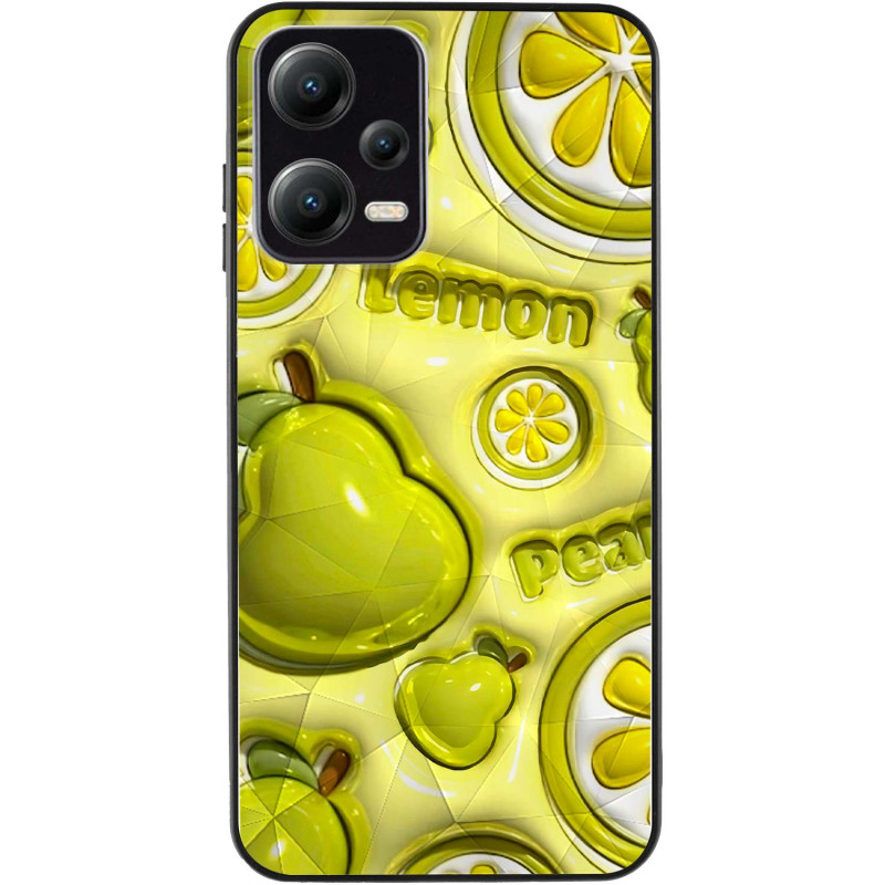 Фото TPU+PC чехол Prisma Fluffie для Xiaomi Poco X5 5G / Note 12 5G (Lemon) на vchehle.ua