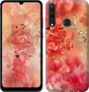 

Чехол Розовые цветы для Huawei Y6p 936527