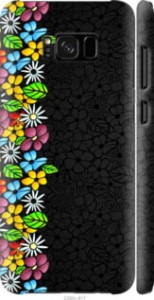 Чехол цветочный орнамент для Samsung Galaxy S8 Plus