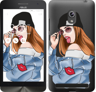 

Чехол Девушка v3 для Asus ZenFone 6 A600CG 843253