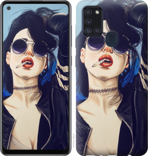 

Чехол Девушка на стиле для Samsung Galaxy A21s A217F 933860