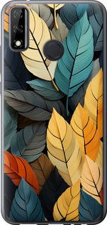 

Чохол Кольорове листя на Huawei Y8s 1629898