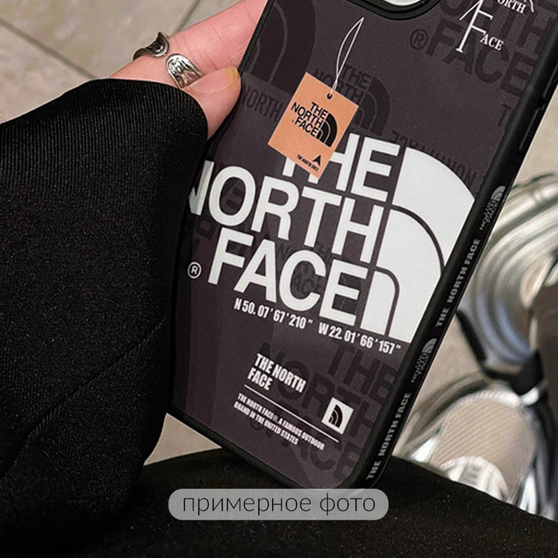 Фото TPU чохол The North Face на Apple iPhone 16 (6.1") (Black) на vchehle.ua