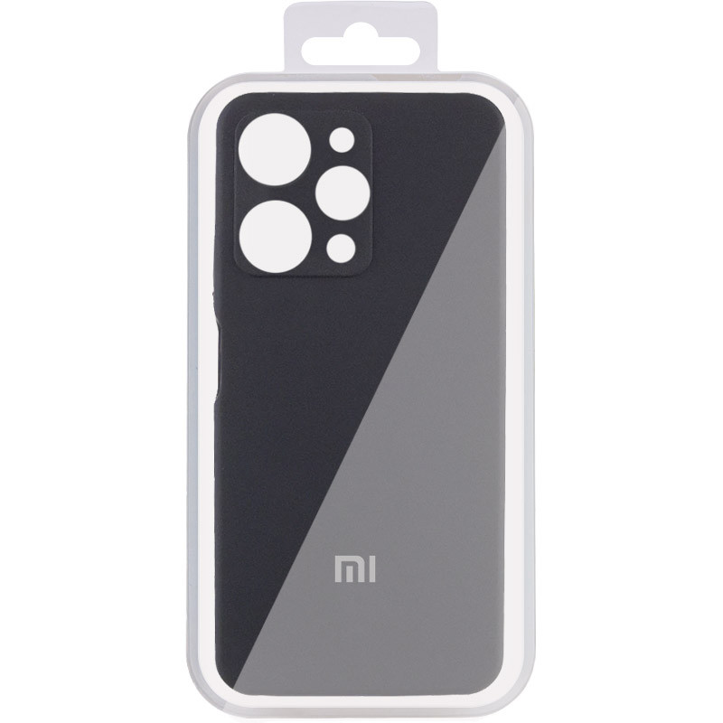 Фото Чехол Silicone Cover Lakshmi Full Camera (AA) with logo для Xiaomi Redmi 12 (Черный / Black) на vchehle.ua
