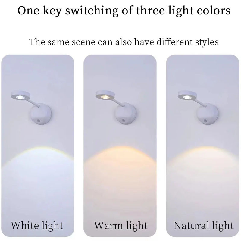 Купити Настільна лампа LED з датчиком руху 3 colour light MZ-L2201 (White) на vchehle.ua