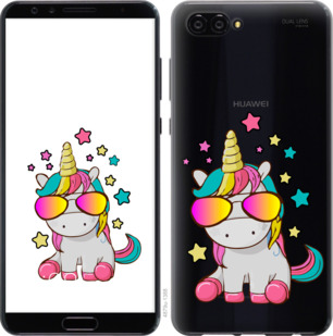 

Чехол Единорог в очках для Huawei Nova 2S 911847