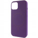 Чехол Silicone Case Full Protective (AA) NO LOGO with Magnetic Safe для Apple iPhone 11 (6.1") (Фиолетовый / Amethyst)
