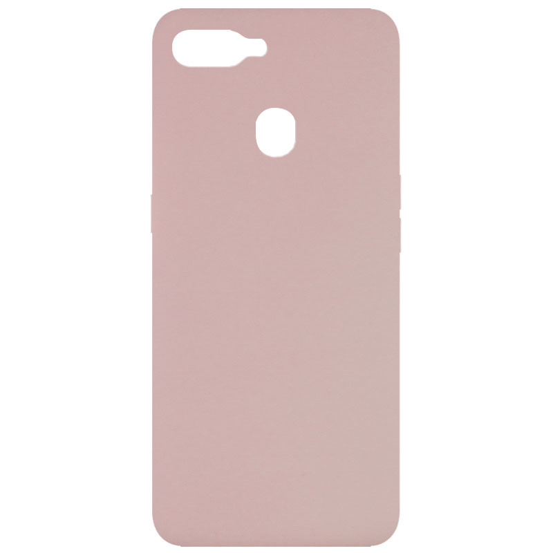 Уценка Чехол Silicone Cover Full without Logo (A) для Oppo A5s / Oppo A12 (Дефект упаковки / Розовый / Pink Sand)