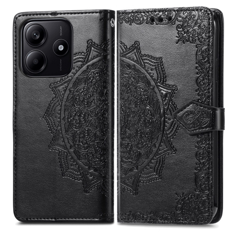 Фото Шкіряний чохол (книжка) Art Case з візитницею на Xiaomi Redmi Note 14 (Чорний) в маназині vchehle.ua