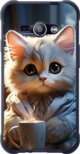 Чохол White cat на Samsung Galaxy J1 Ace J110H