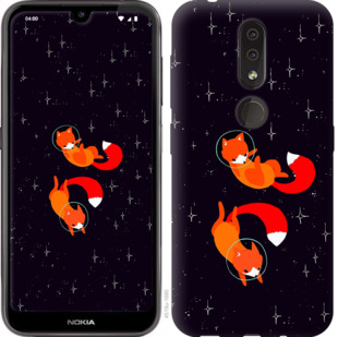 

Чохол Лисички в космосі на Nokia 4.2 870561