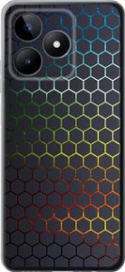 Чехол Переливающиеся соты для Realme C51