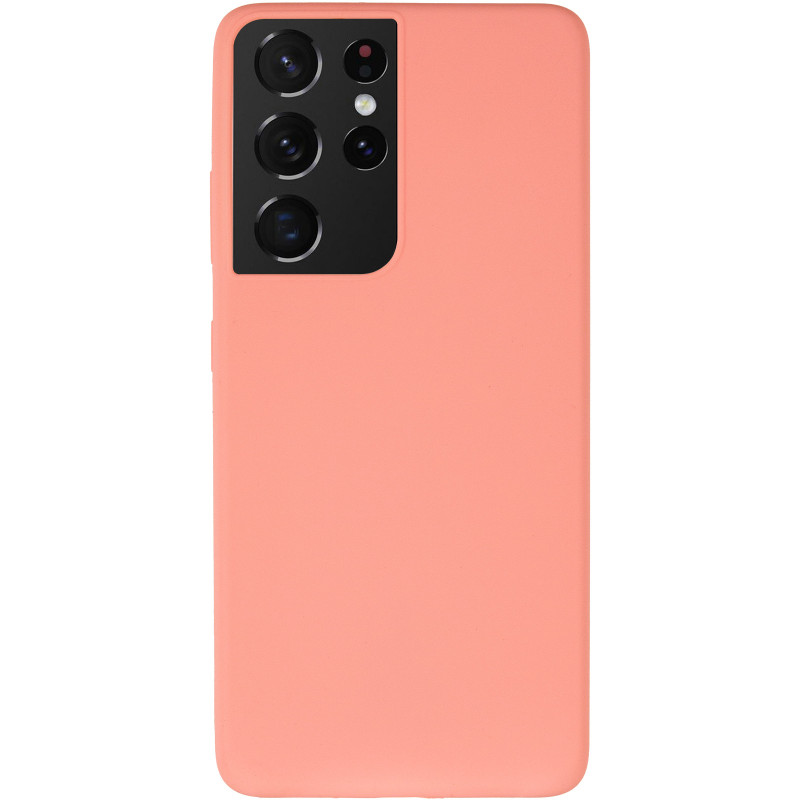 Фото Чехол Silicone Cover Lakshmi (AA) для Samsung Galaxy S21 Ultra (Розовый / Pink) на vchehle.ua